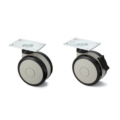 Twin Wheel Caster (Plate Type)